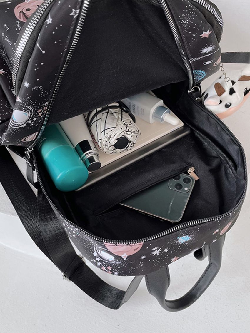 Galaxy Print Backpack