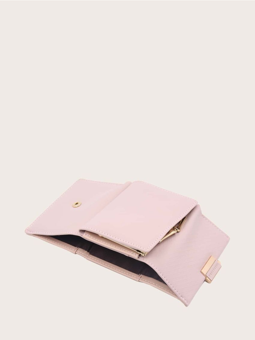 Textured Fold Over Purse