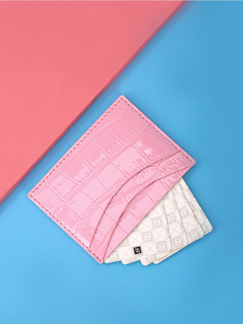 Croc Embossed Card Holder