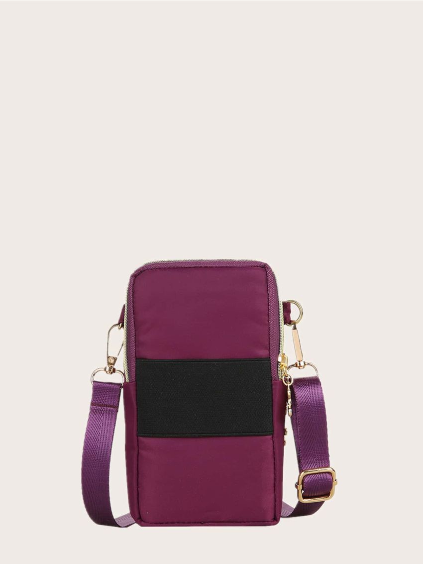 Metal Letter Decor Phone Bag