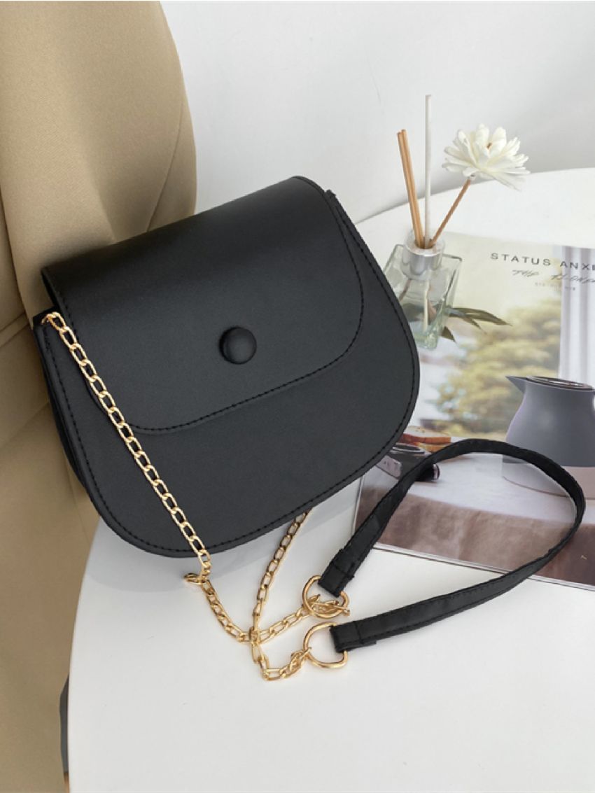 Mini Minimalist Flap Saddle Bag