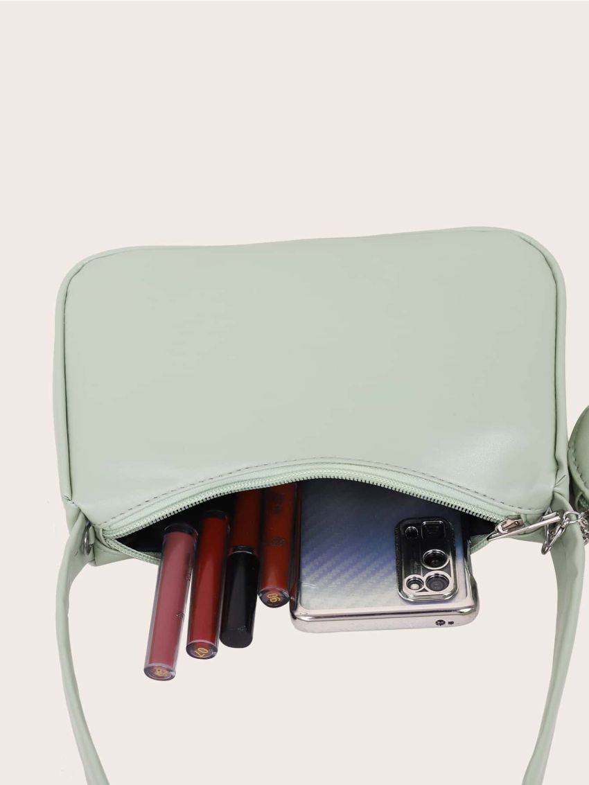 Minimalist Baguette Bag With Coin Case