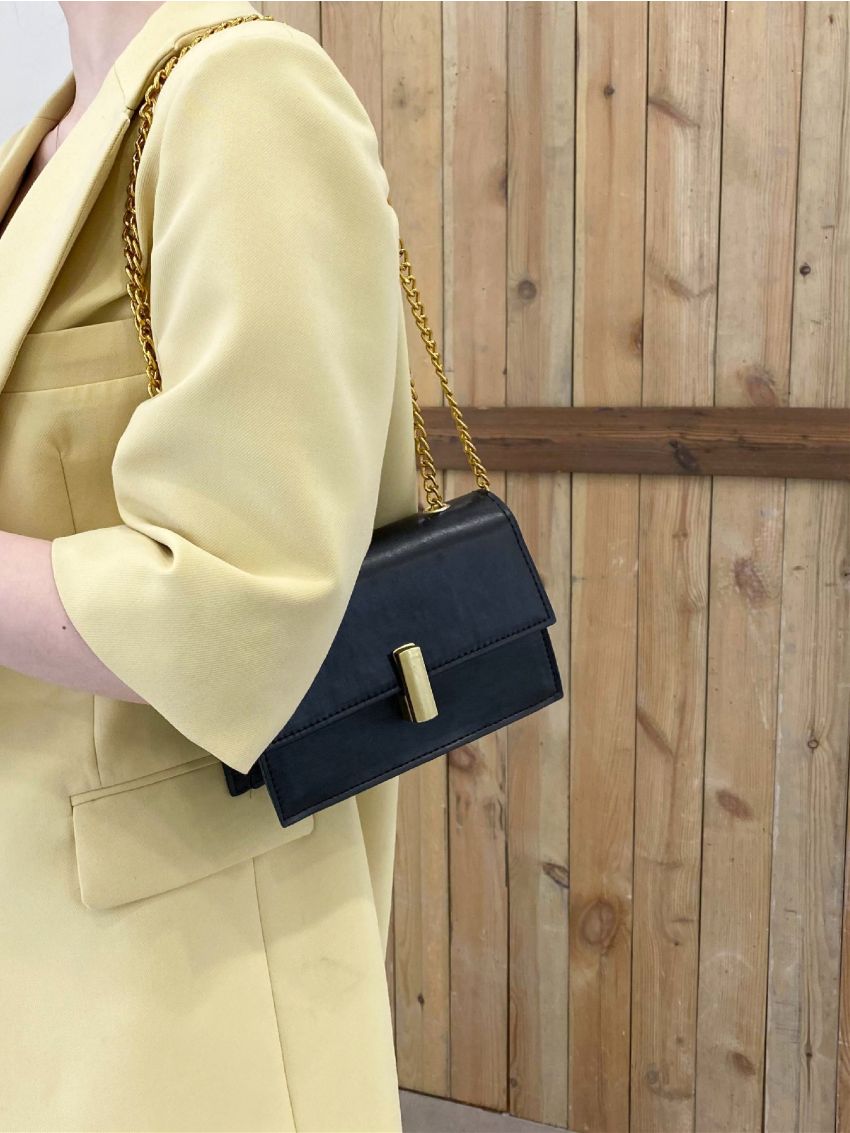 Mini Minimalist Flap Shoulder Bag