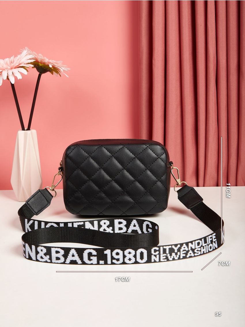 Mini Quilted Crossbody Bag