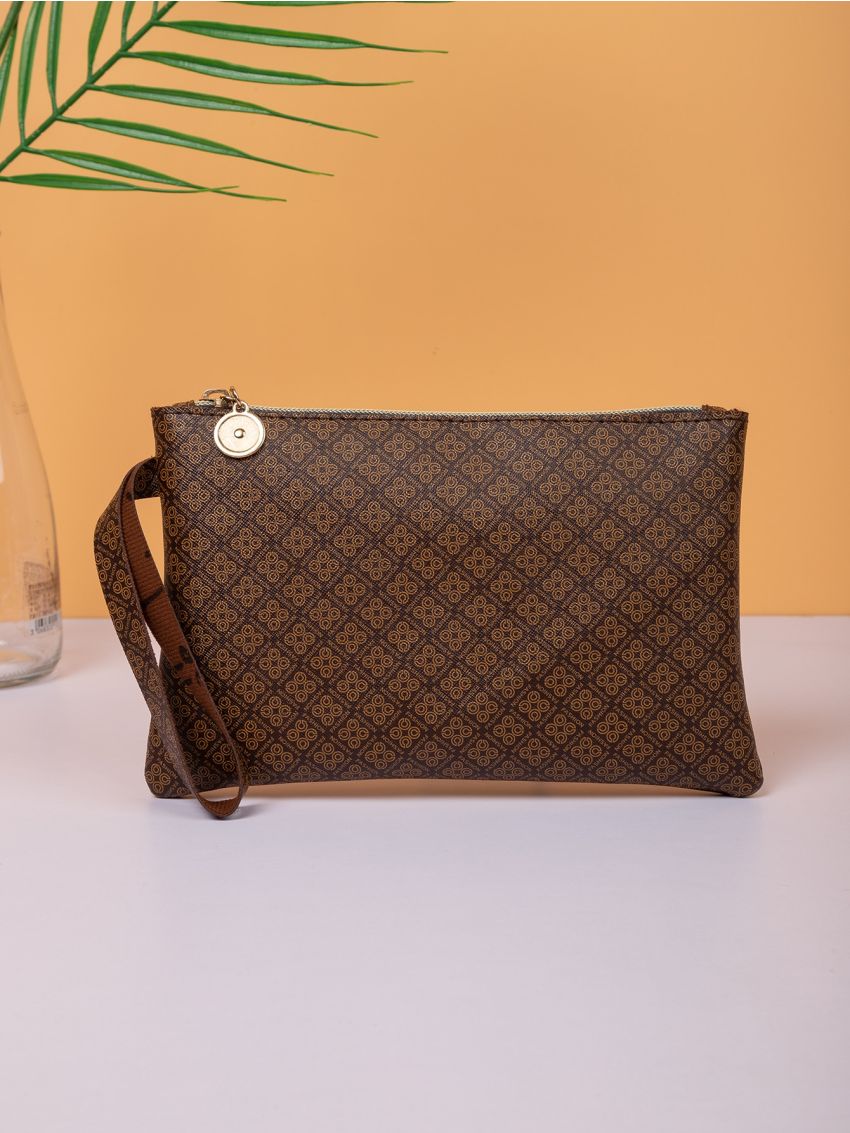 Geometric Graphic Long Wallet