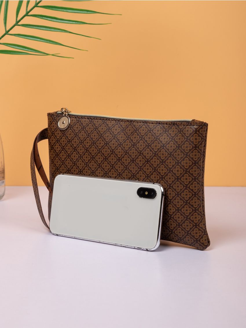 Geometric Graphic Long Wallet