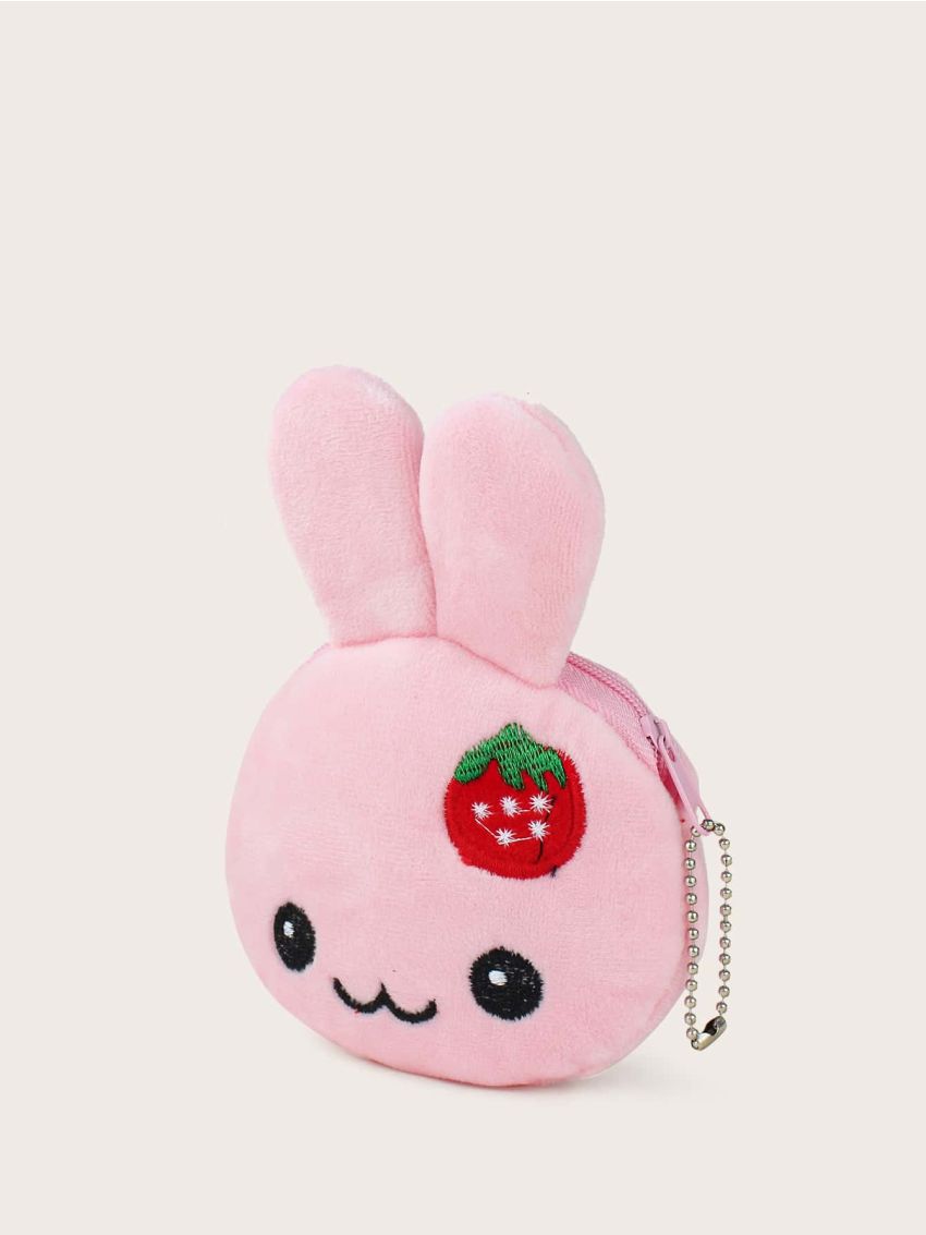 Fuzzy Cartoon Design Coin Case