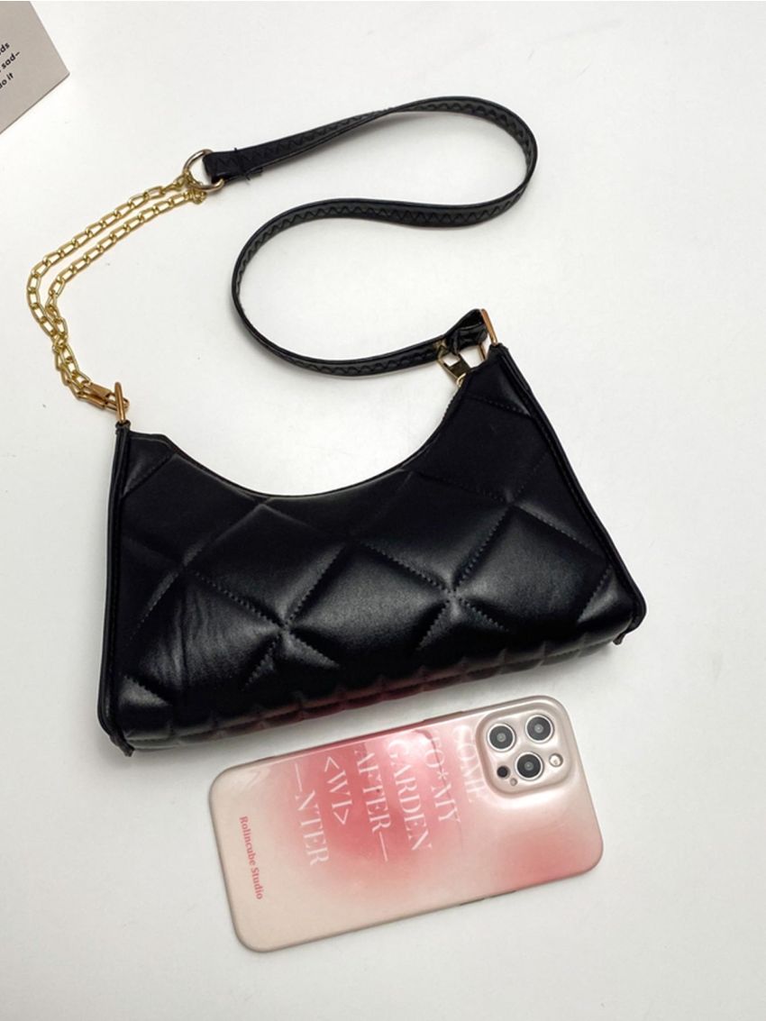 Quilted Chain Shoulder Bag