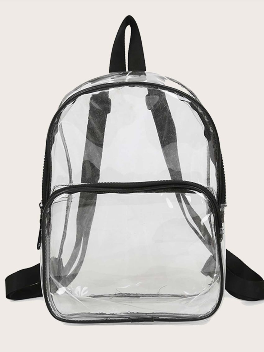 Clear Pocket Front Classic Backpack