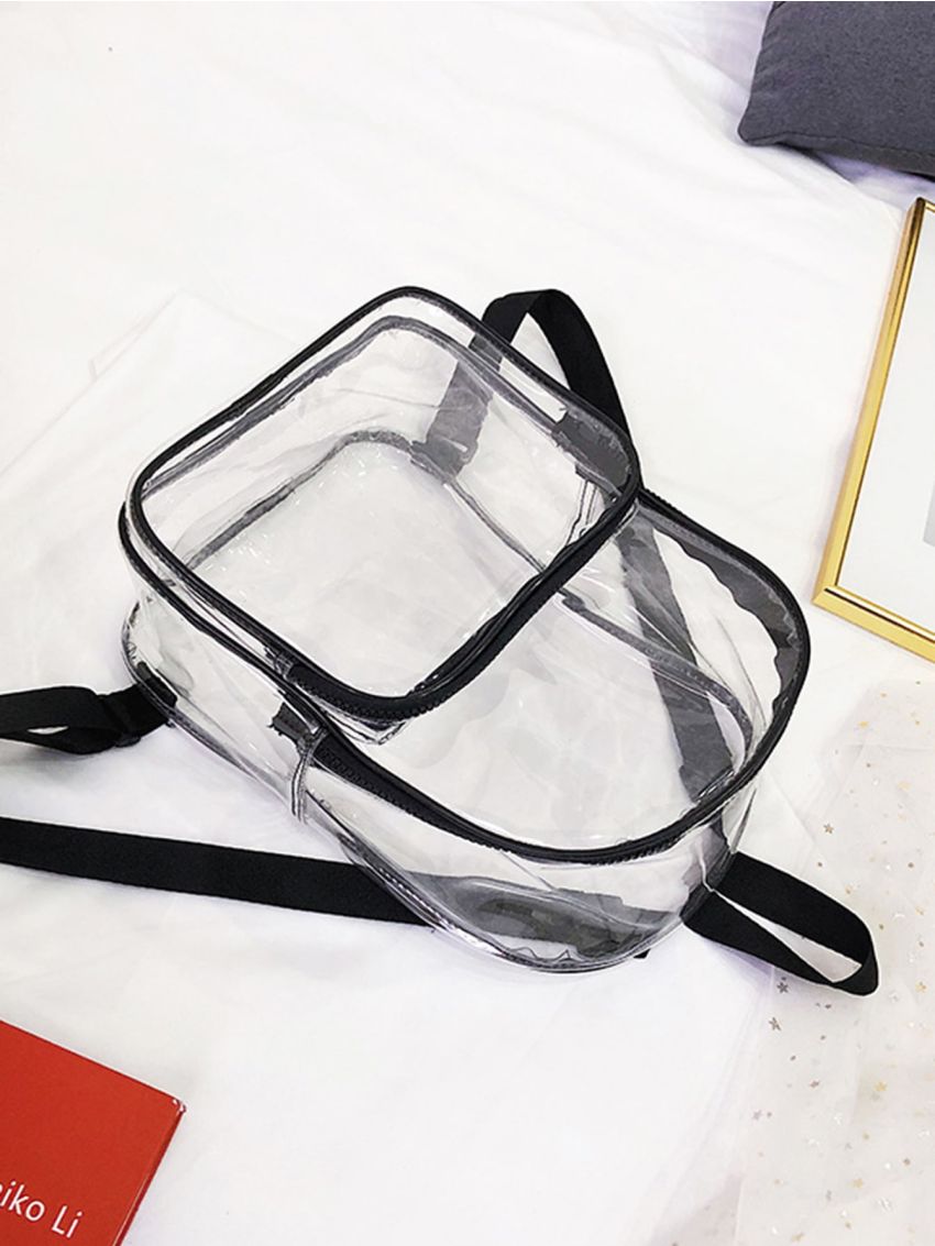 Clear Pocket Front Classic Backpack