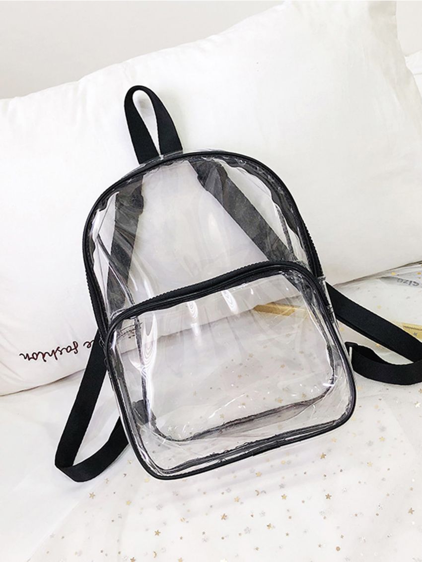 Clear Pocket Front Classic Backpack