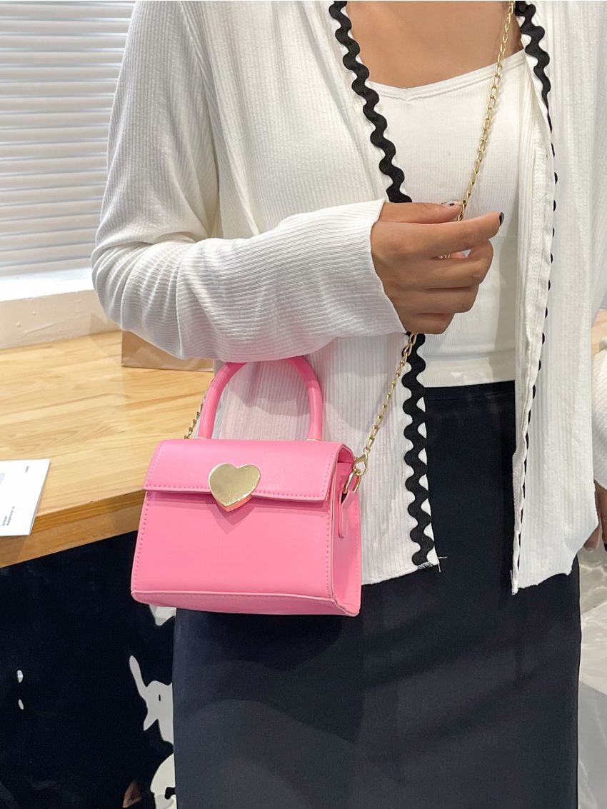 Mini Minimalist Flap Satchel Bag