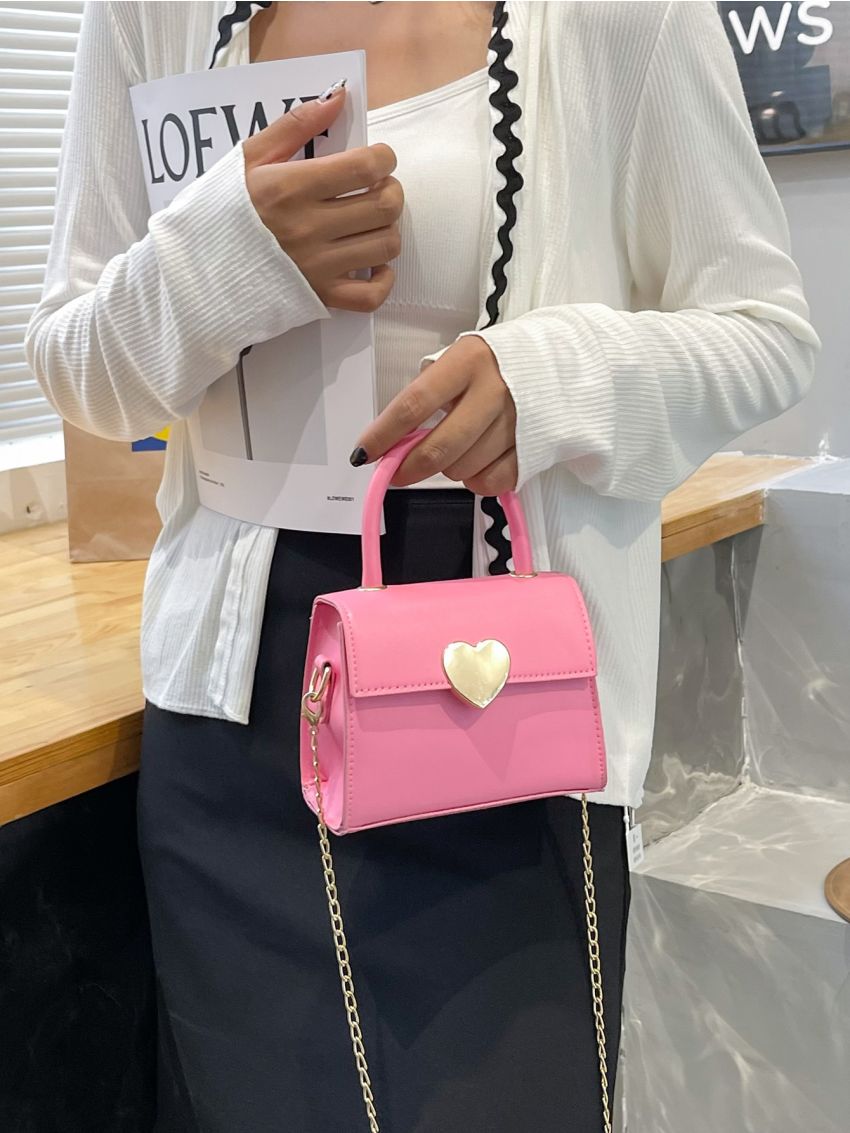 Mini Minimalist Flap Satchel Bag