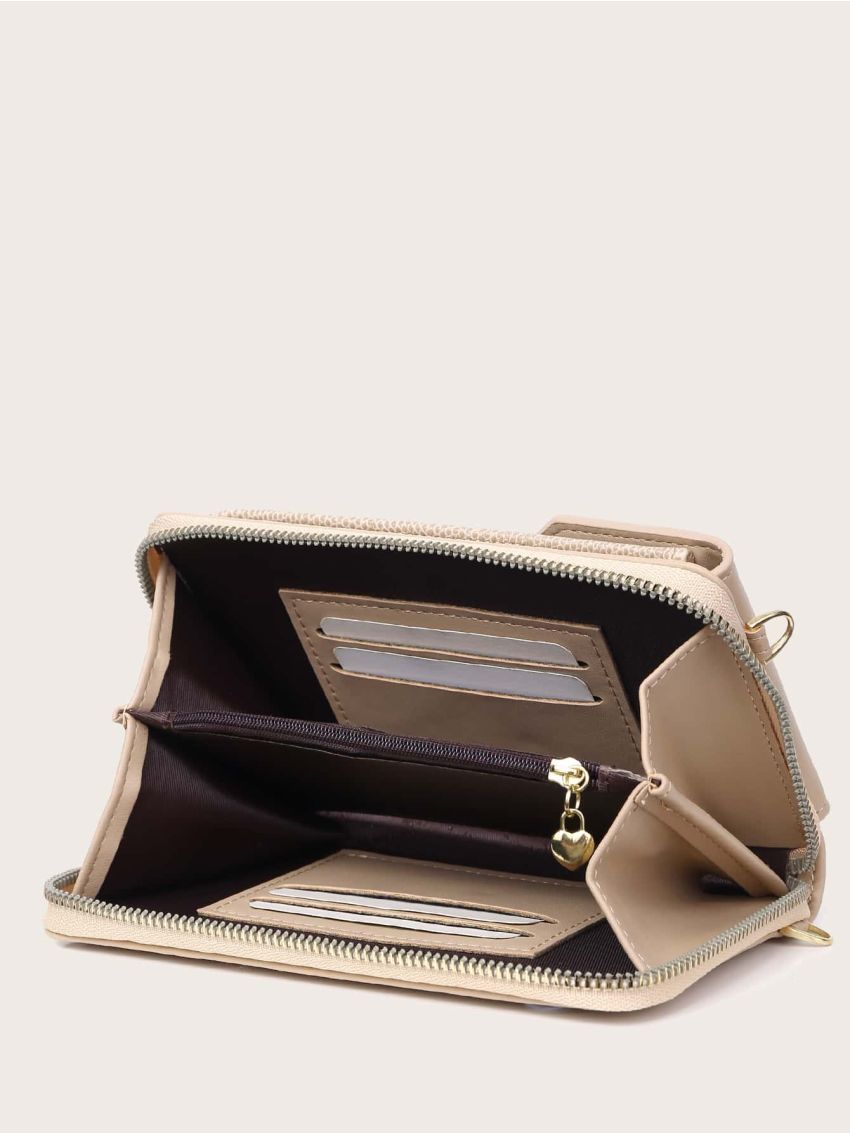 Mini Minimalist Croc Embossed Crossbody Bag