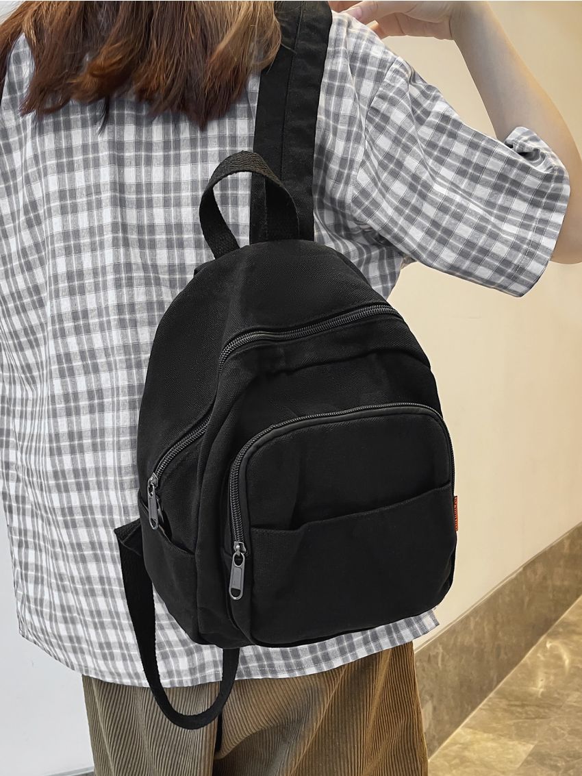 Simple Solid Backpack