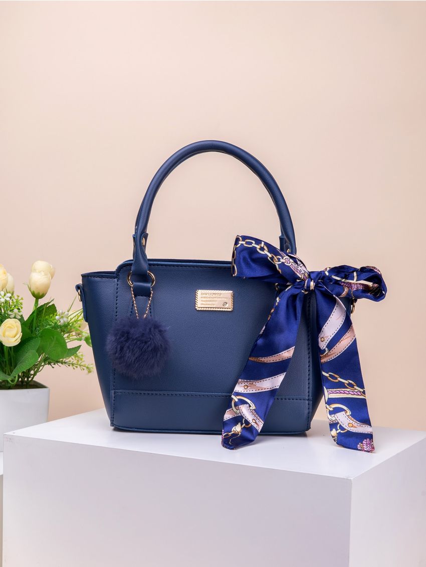 Twilly Scarf Decor Bucket Bag