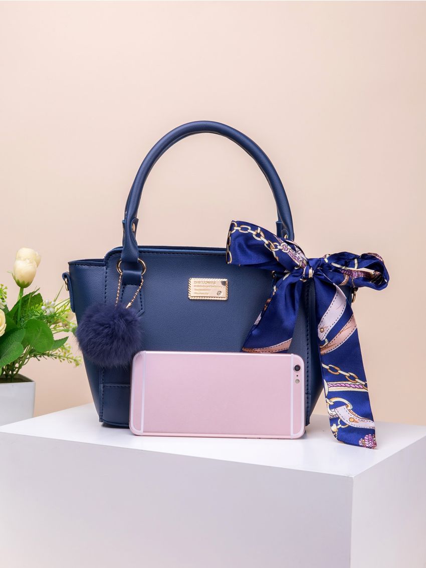 Twilly Scarf Decor Bucket Bag