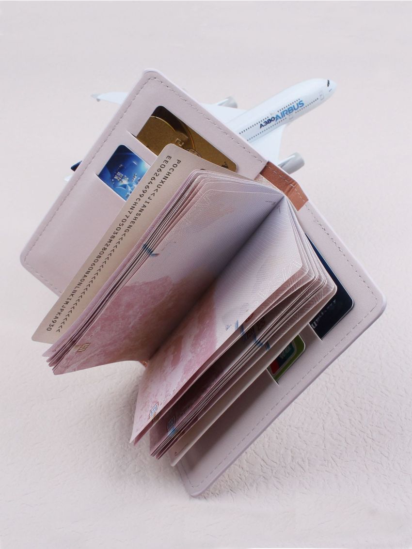 Letter Graphic Passport Case