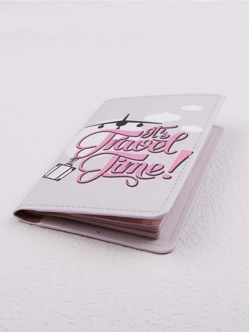 Letter Graphic Passport Case