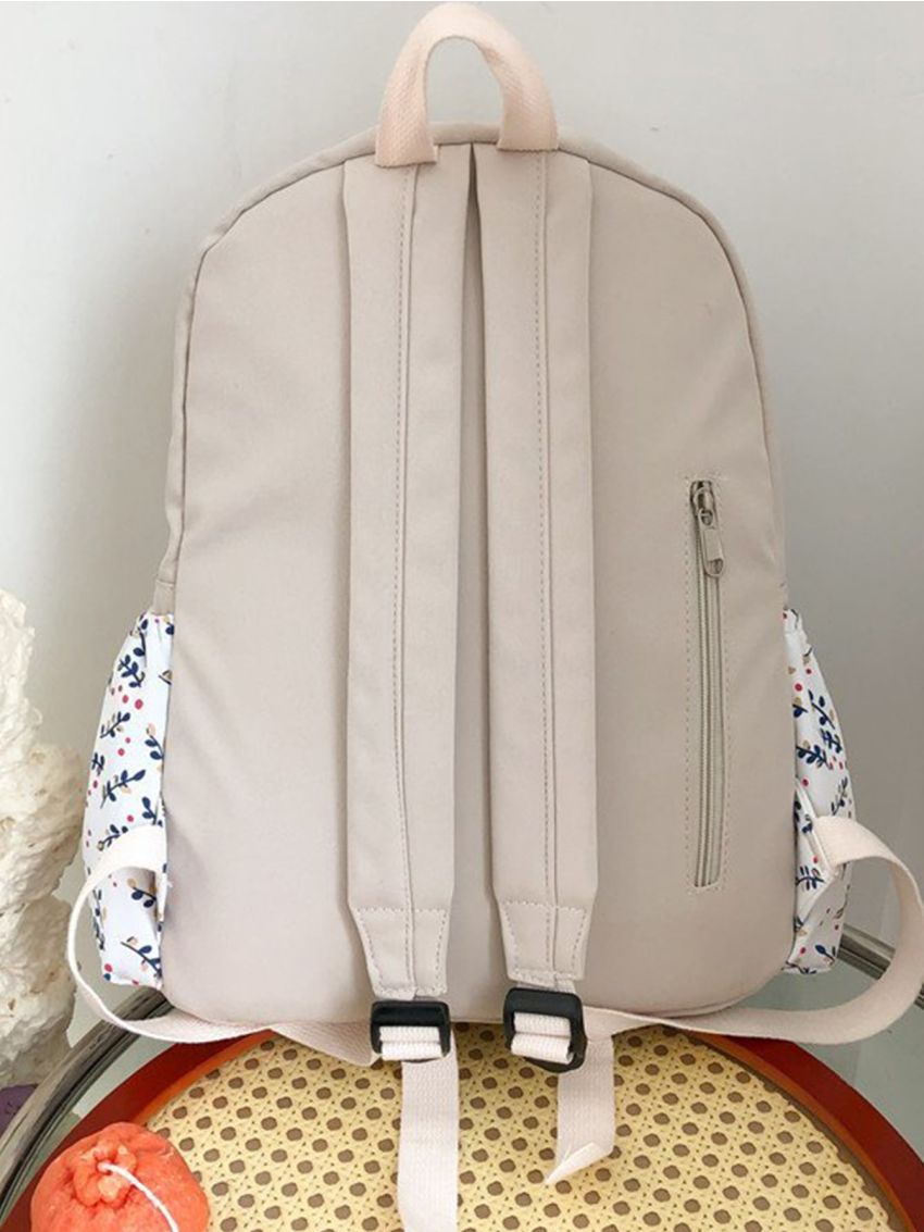 Floral Graphic Functional Backpack