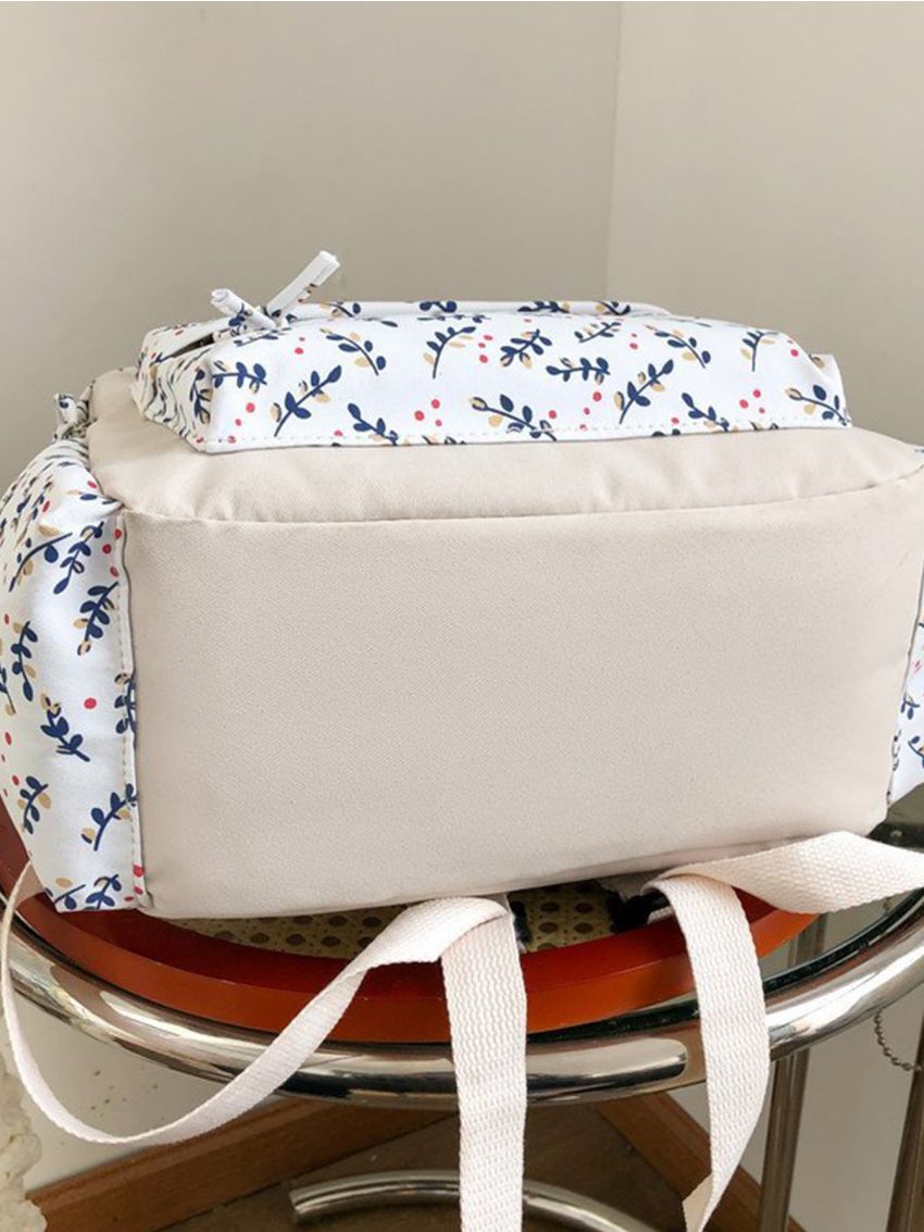 Floral Graphic Functional Backpack