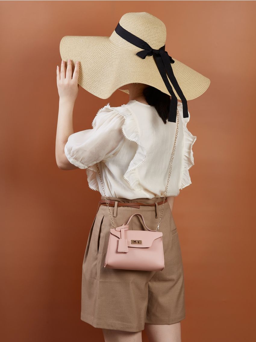 Minimalist Chain Satchel Bag