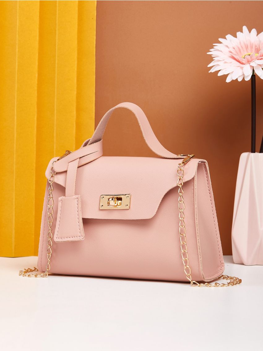 Minimalist Chain Satchel Bag