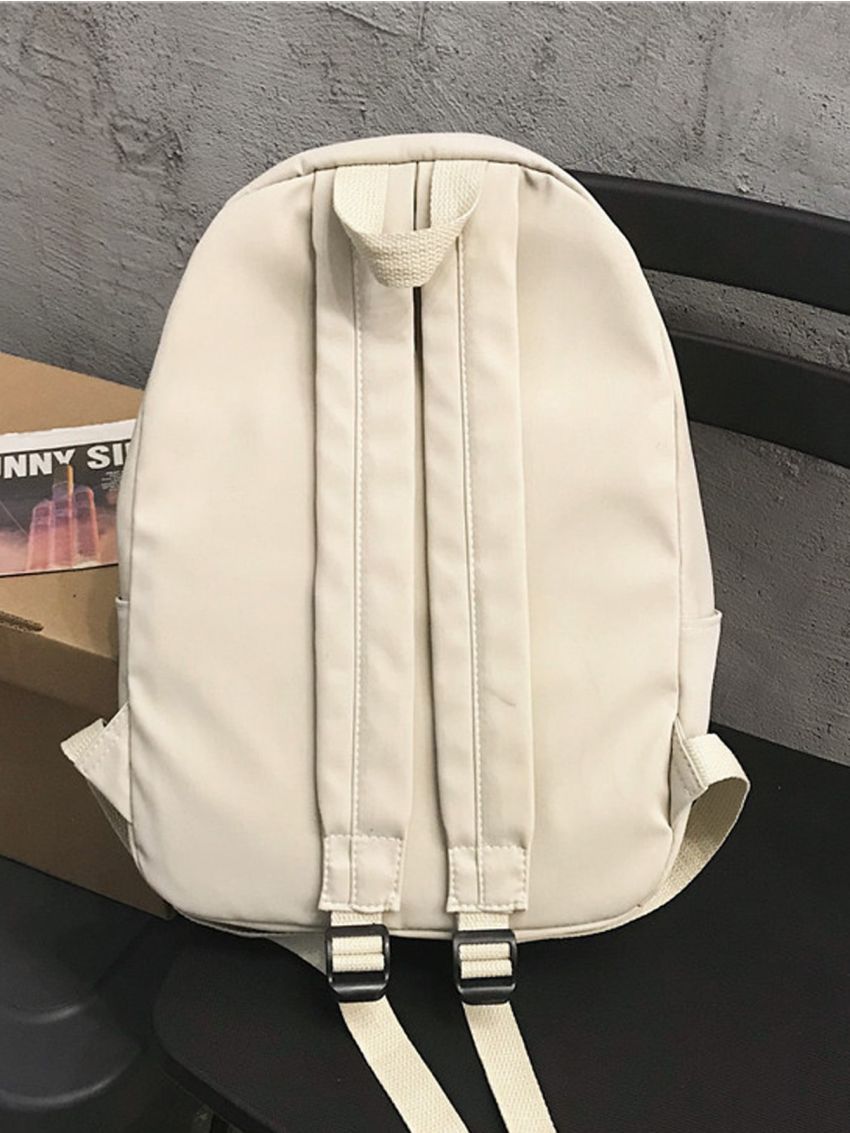 Buckle & Studded Decor Backpack