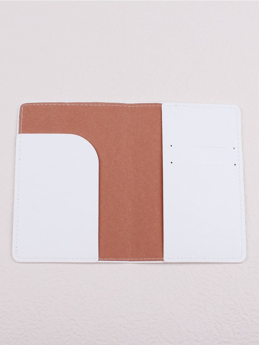 Letter Graphic Passport Case