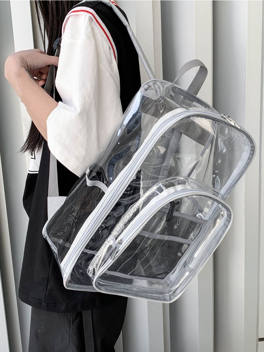 Clear Large Capacity Backpack