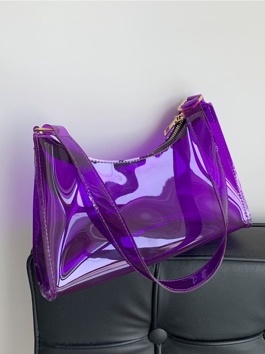 Clear Baguette Bag