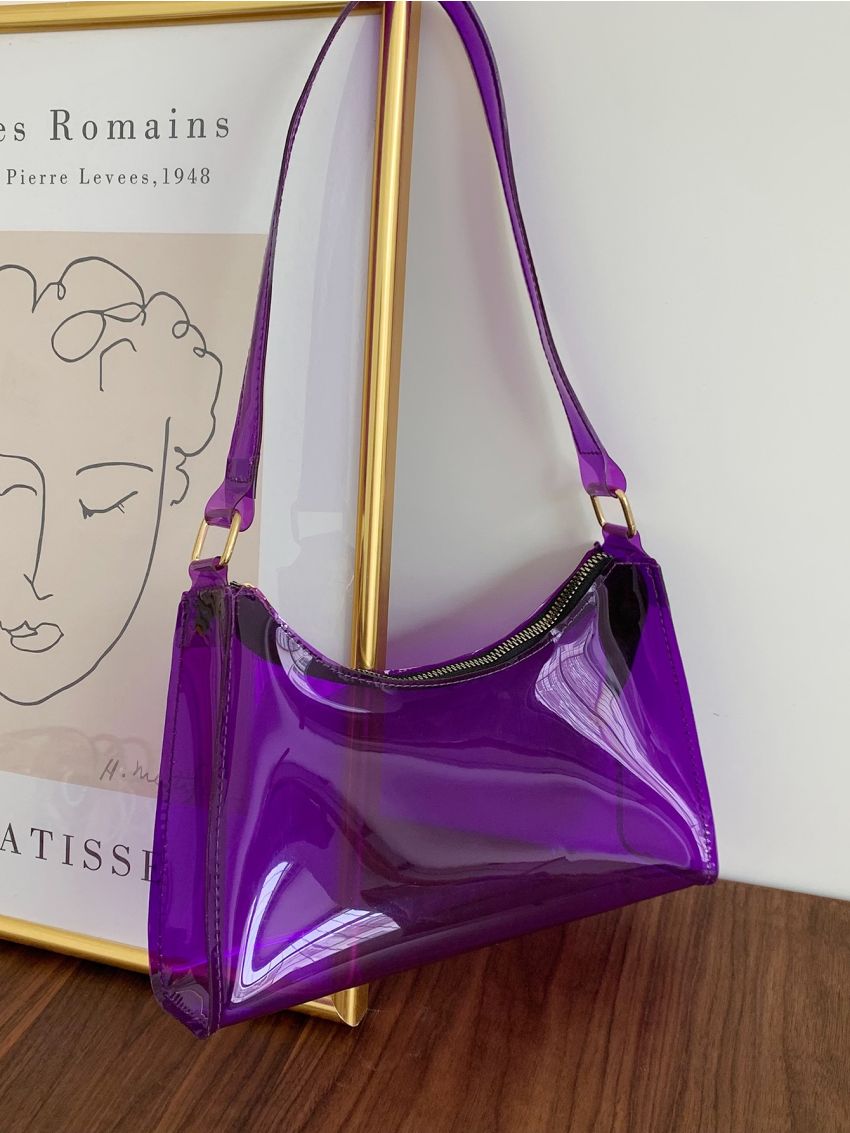 Clear Baguette Bag