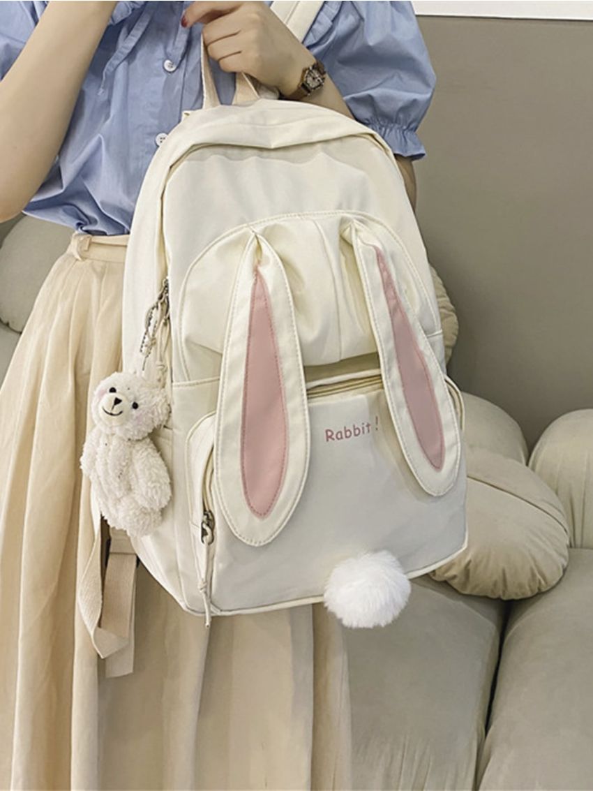 Cartoon Rabbit Ear Design Backpack