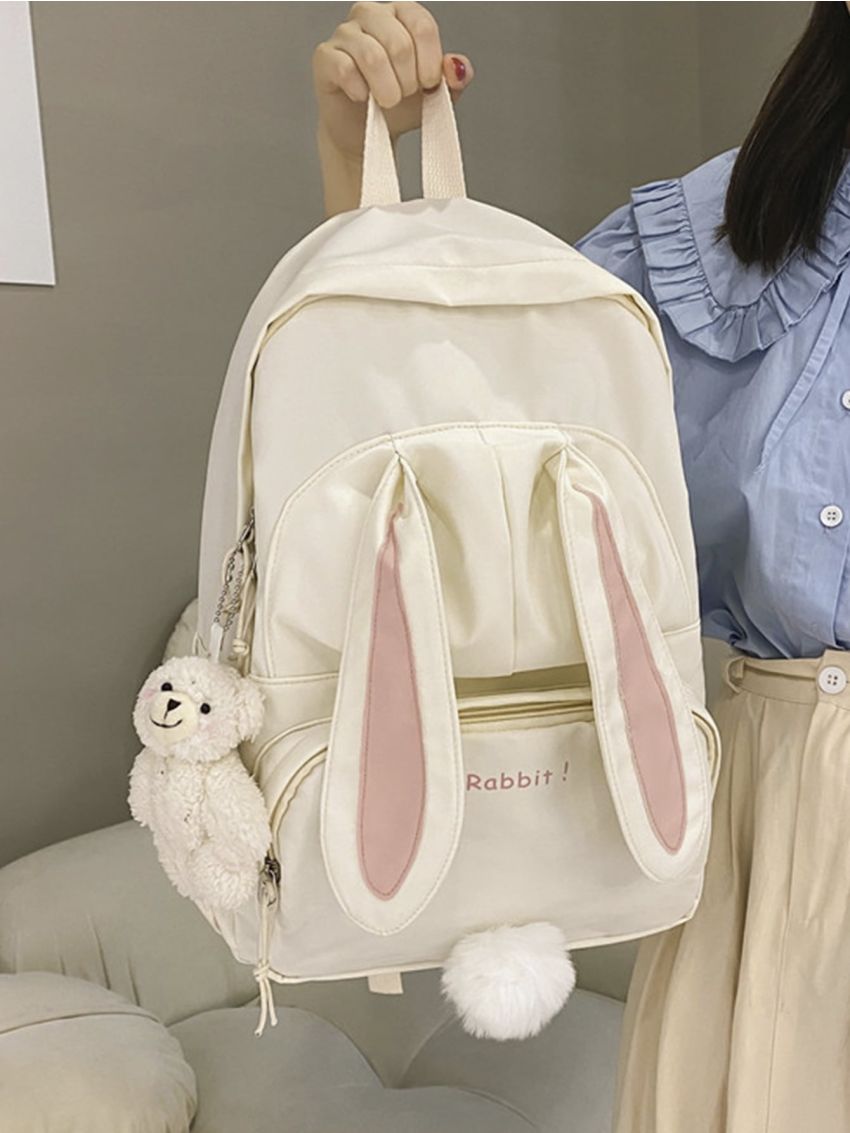 Cartoon Rabbit Ear Design Backpack