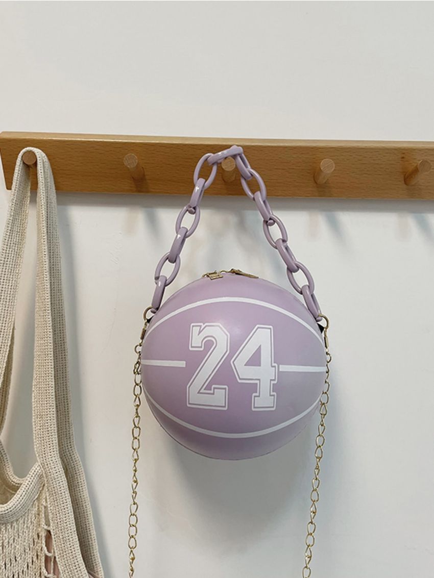 Mini Basketball Design Novelty Bag