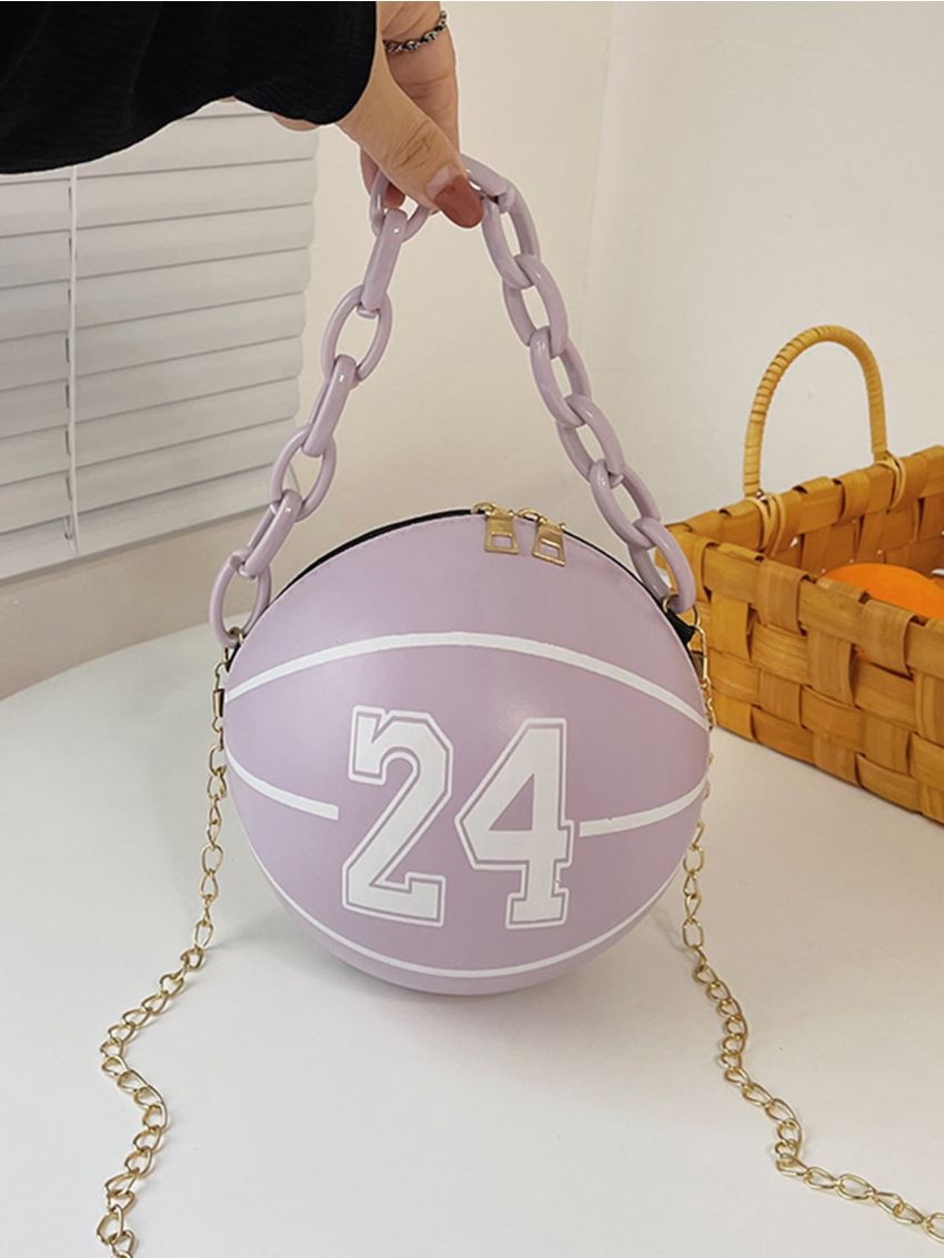 Mini Basketball Design Novelty Bag