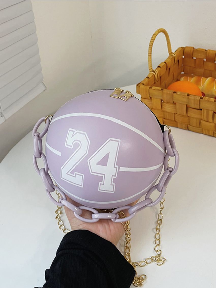 Mini Basketball Design Novelty Bag