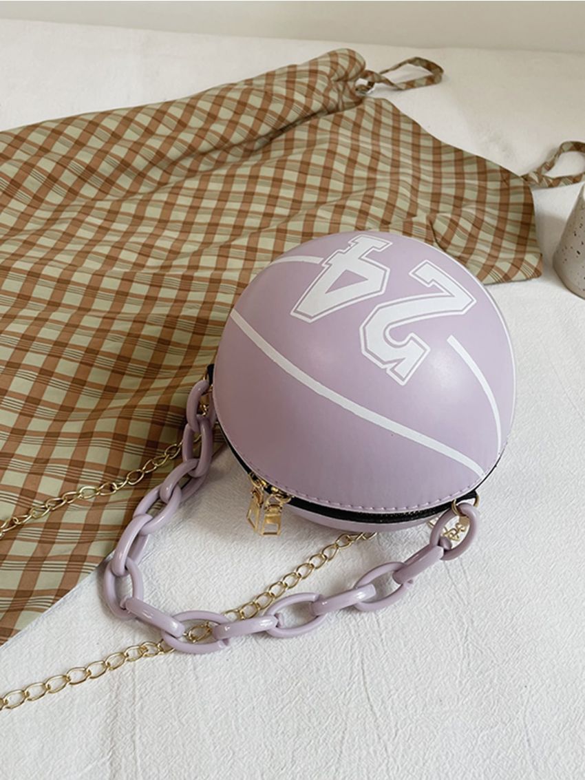 Mini Basketball Design Novelty Bag