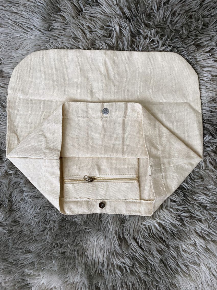 Minimalist Canvas Shoulder Bag
