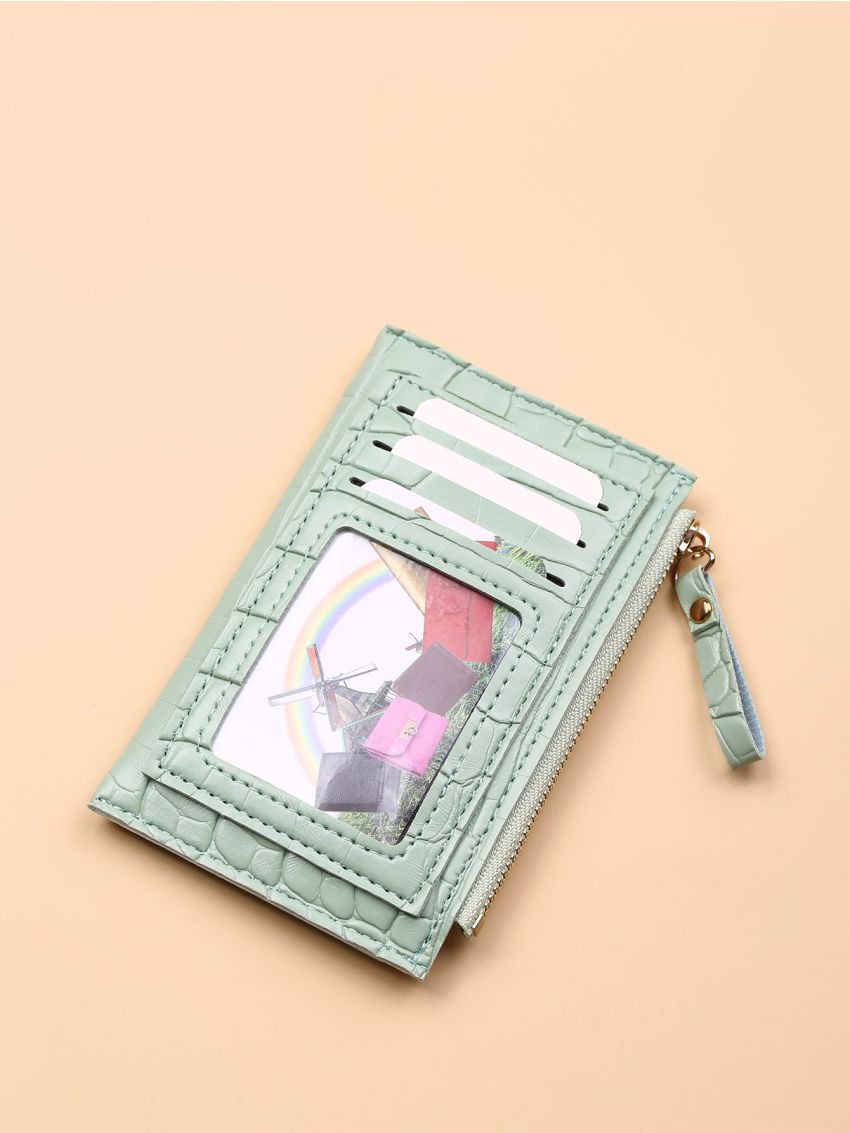 Croc Embossed Card Holder