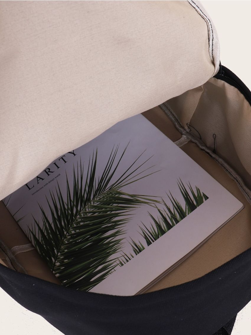 Cartoon Graphic Knot Decor Backpack