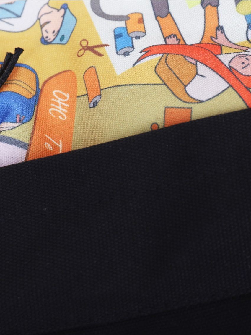 Cartoon Graphic Knot Decor Backpack