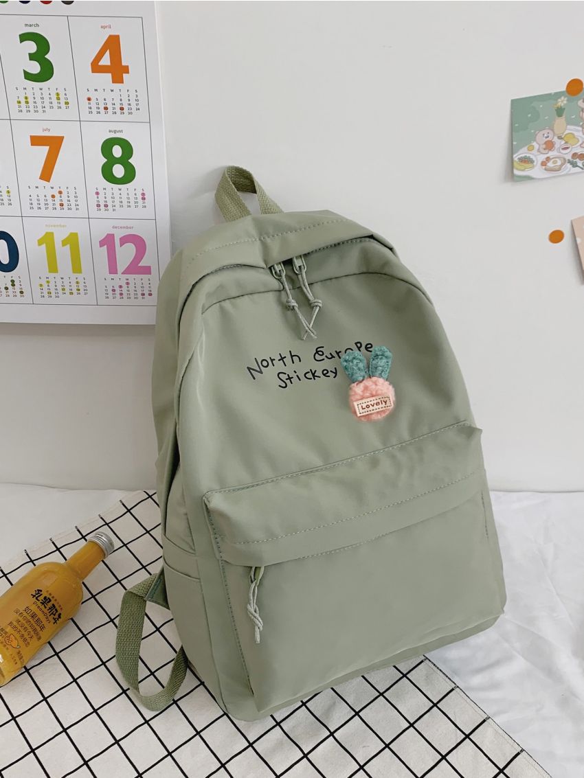 Cartoon Decor Letter Graphic Classic Backpack