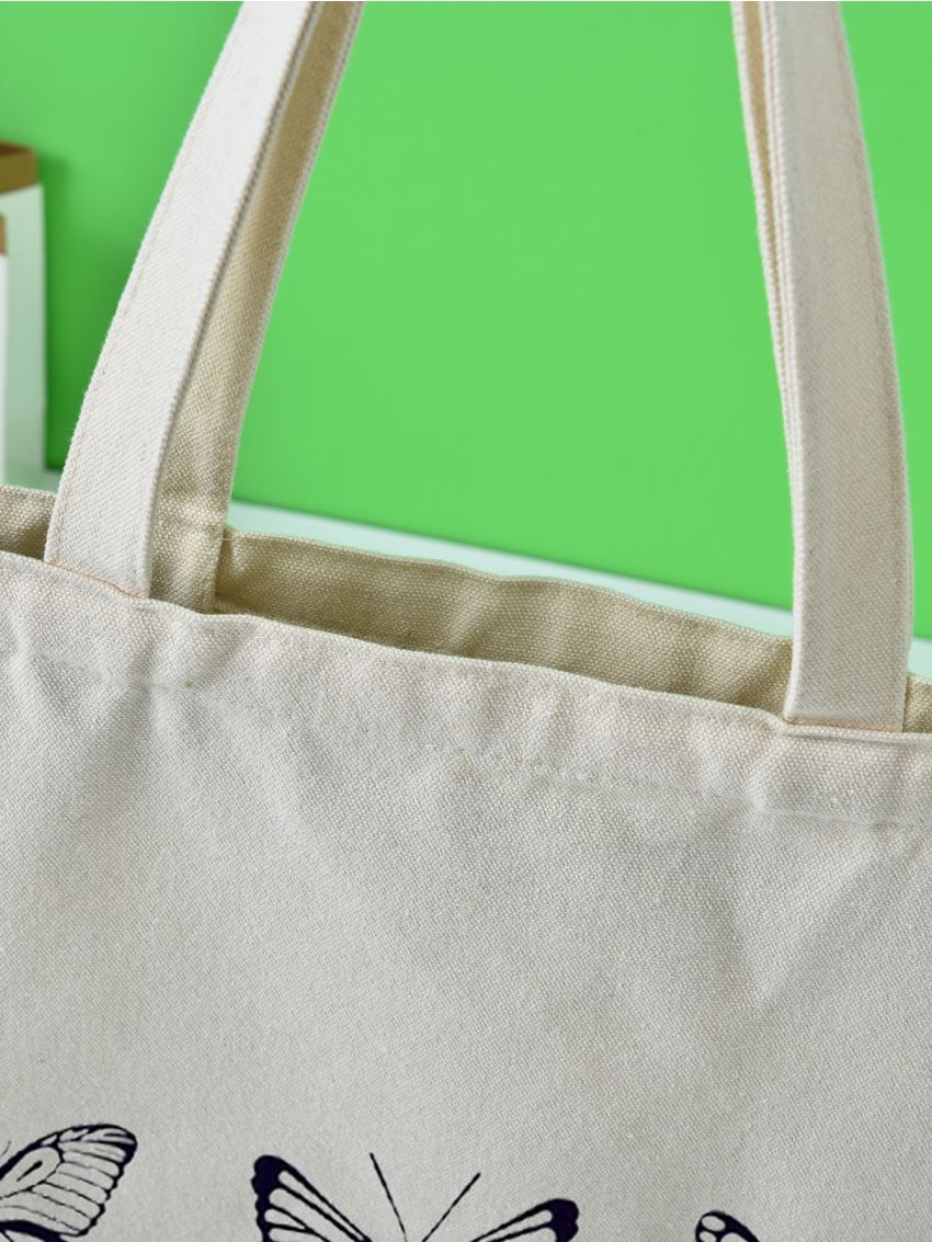 Butterfly Pattern Shopper Bags