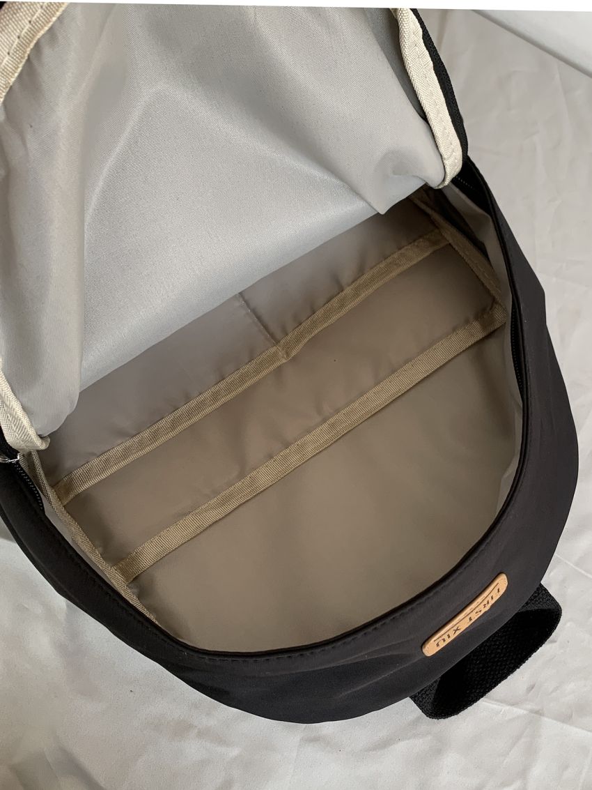 Knot Decor Backpack With Bag Charm