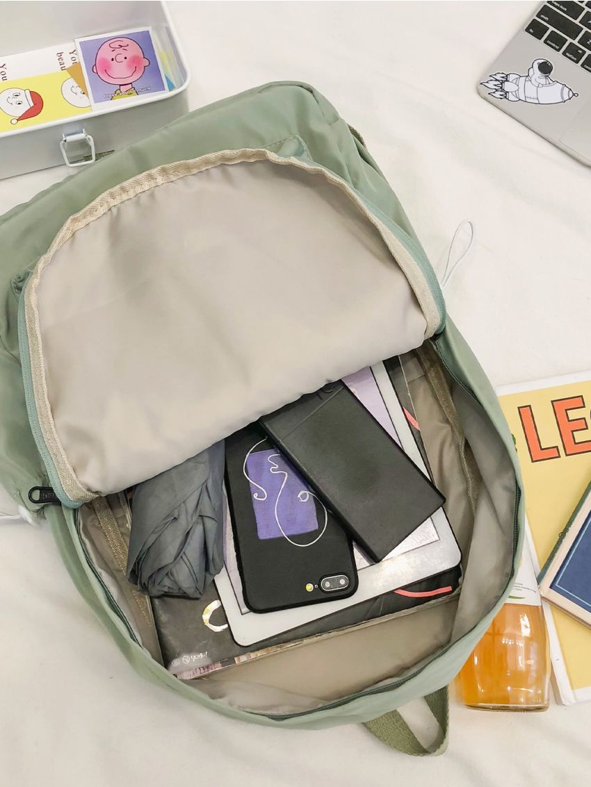 Letter Patch Backpack