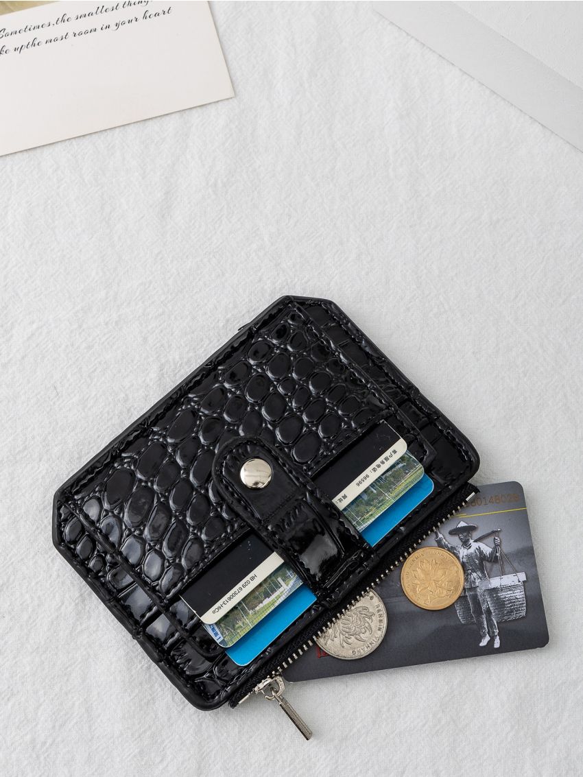 Crocodile Embossed Card Holder