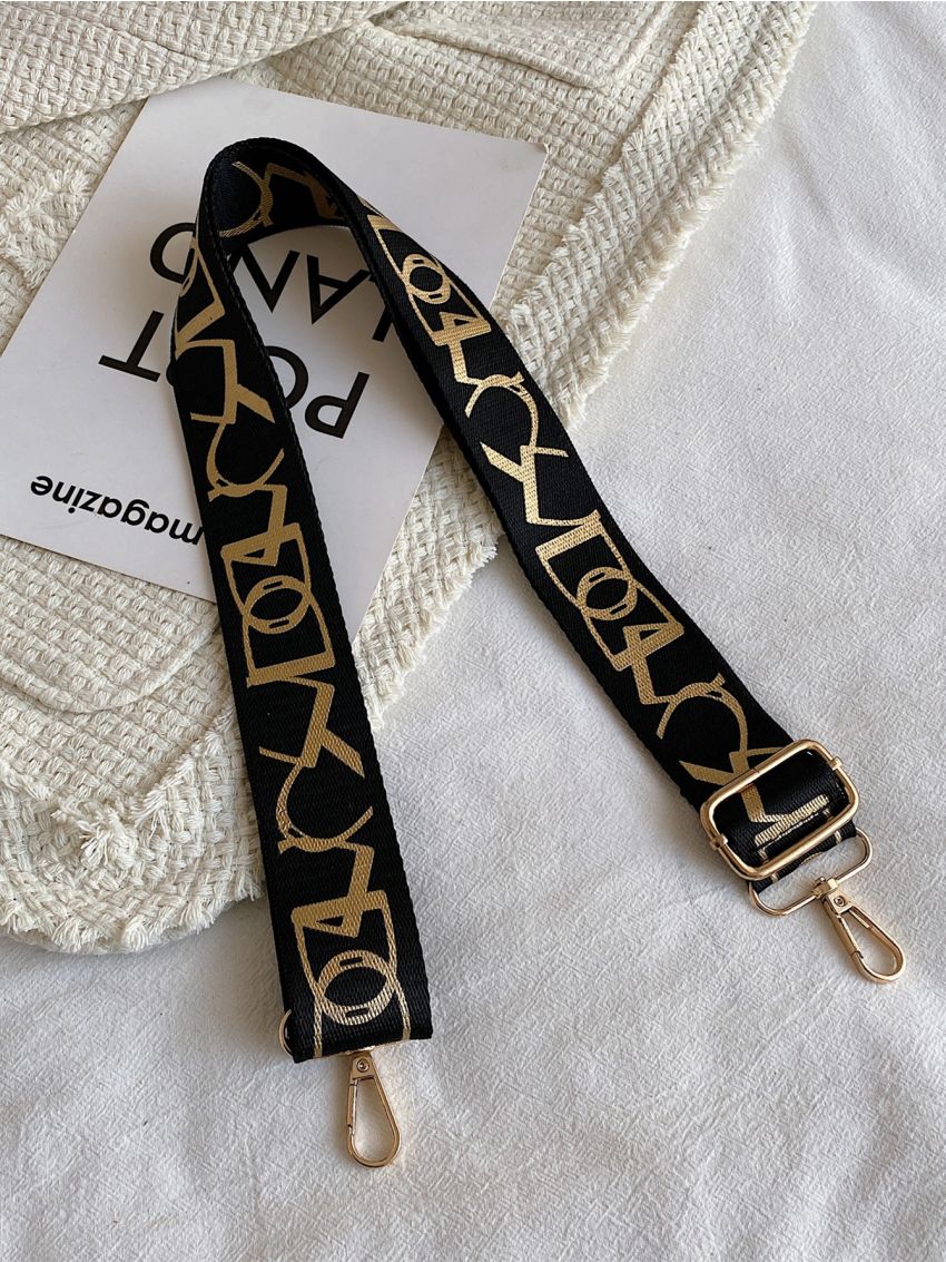 Graphic Print Bag Strap