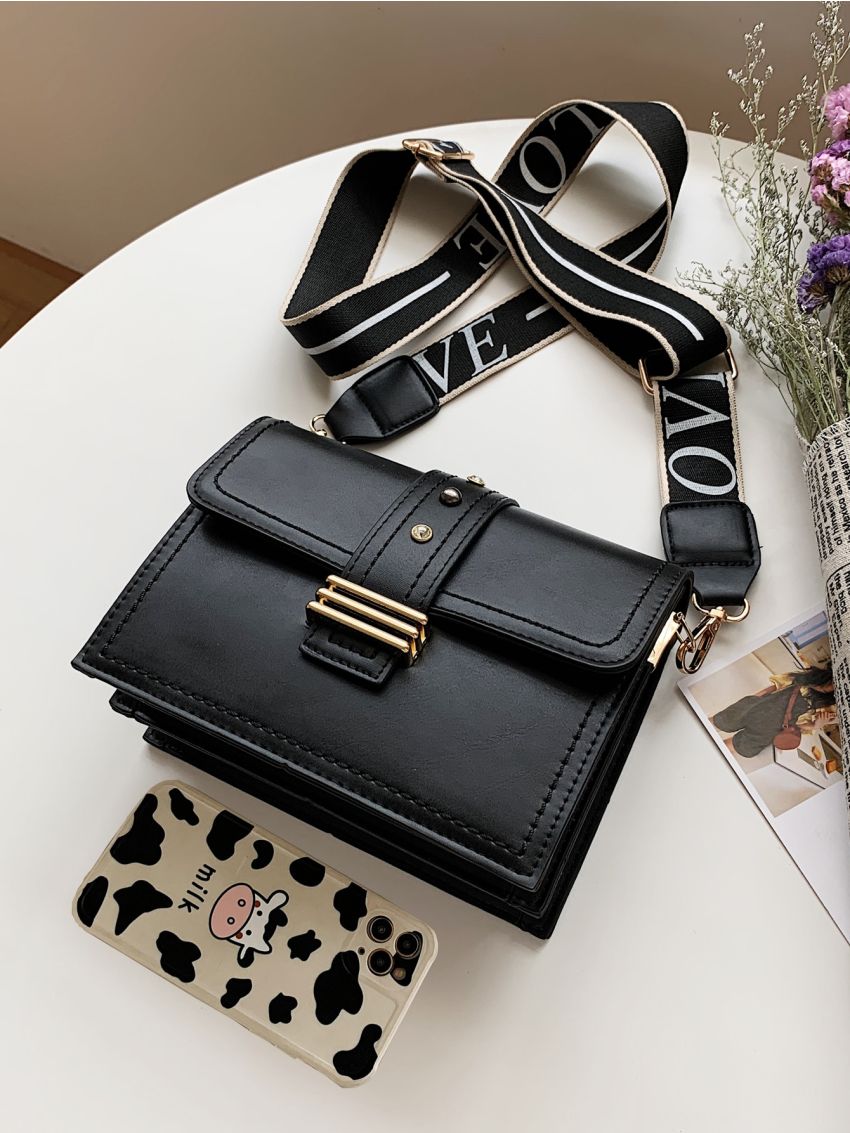 Minimalist Flap Crossbody Bag