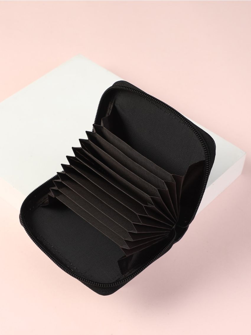 Minimalist Zipper Around Card Holder
